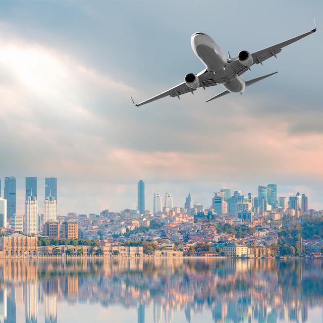 بلیط هواپیما چارتر پرواز ترکیش ایرلاینز از استانبول به مشهد